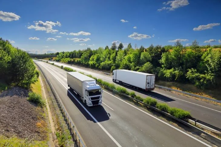 Photo-of-trucks-on-the-road-driving