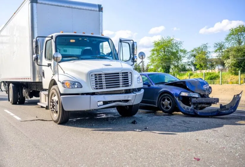 Truck Accident With Small Vehicle
