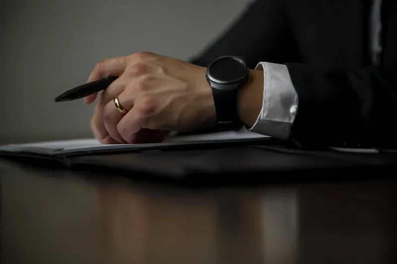 An attorney reviewing docs-img