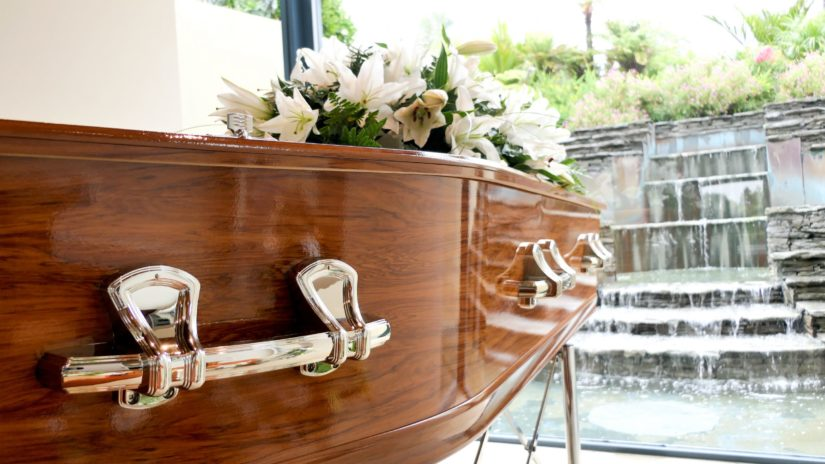 Photo of a coffin