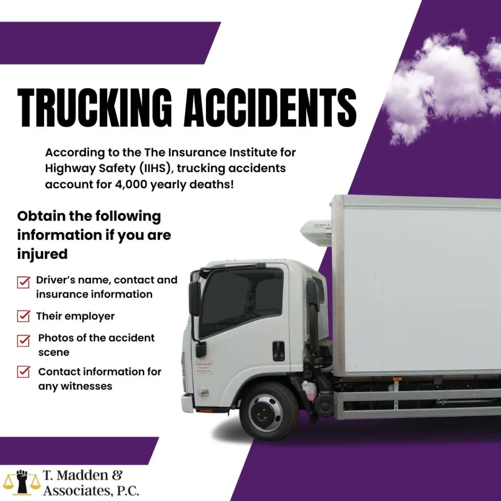 Checklist of items to obtain if you were injured in a car accident.